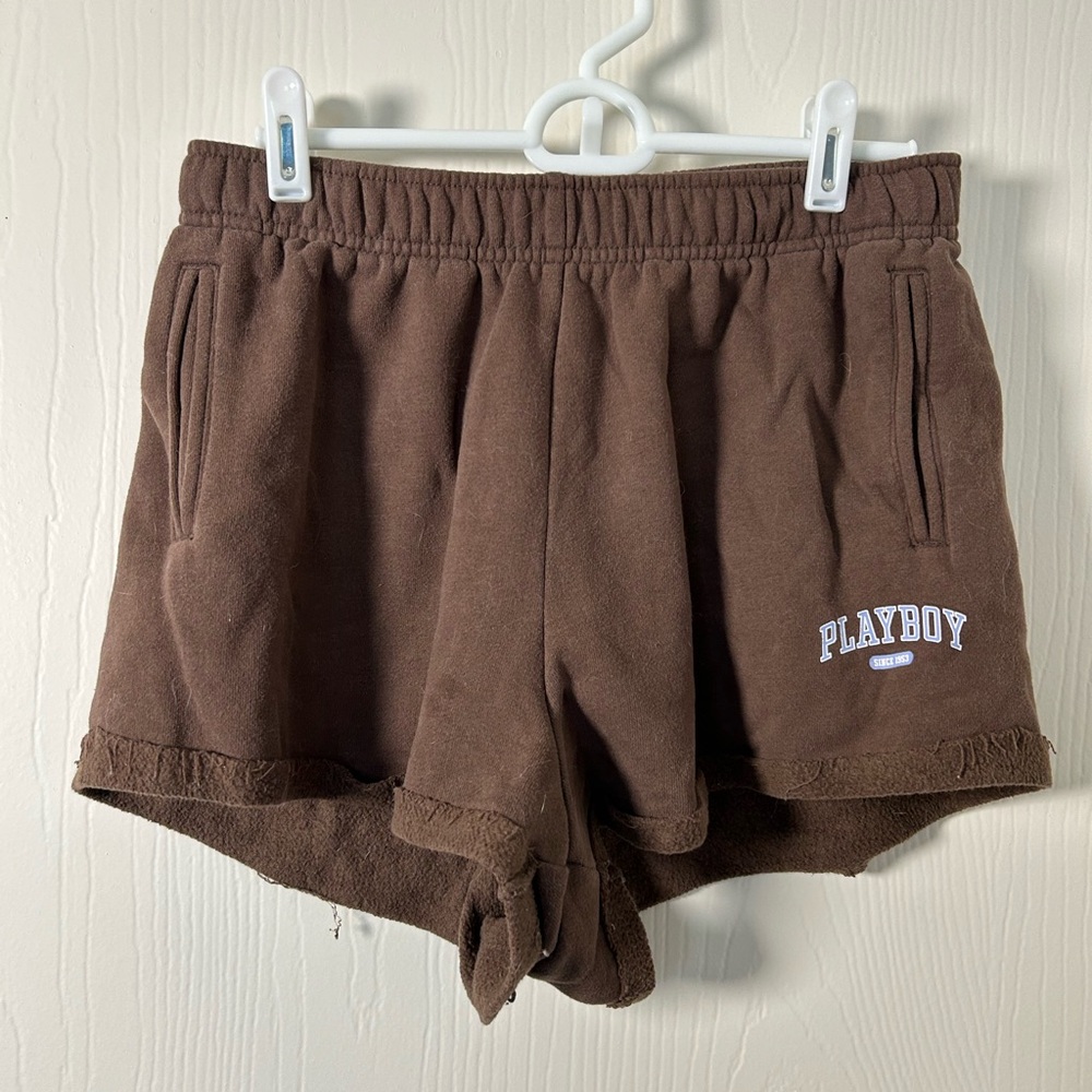 Playboy Women's Brown Shorts